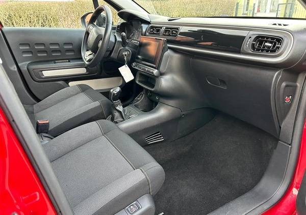 Citroen C3 cena 25999 przebieg: 138000, rok produkcji 2018 z Dukla małe 137